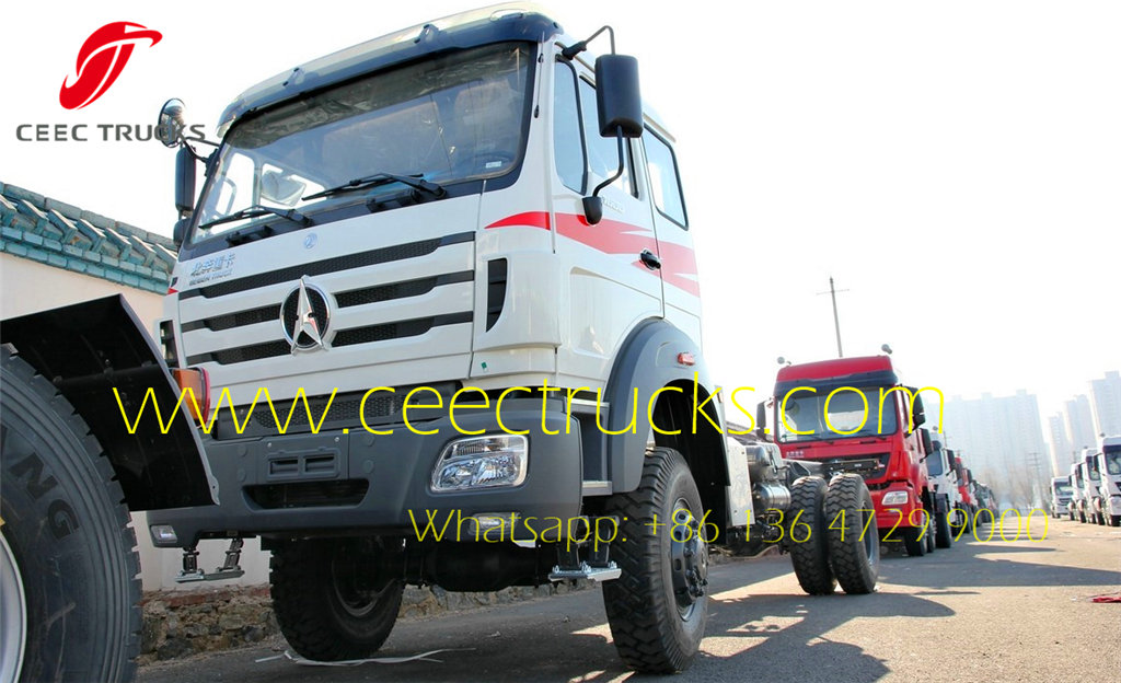 Kenya customer choose Beiben 4*4 military chassis