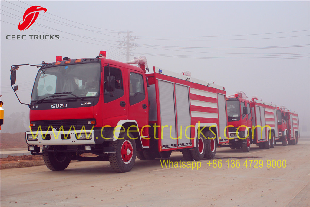 firefighting truck ready for shanghai seaport