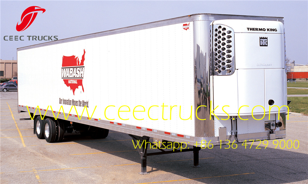 2 axle Refrigerated semi-trailer hot sale