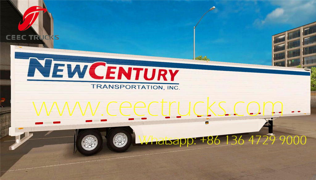 2 axle Refrigerated semi-trailer exporter
