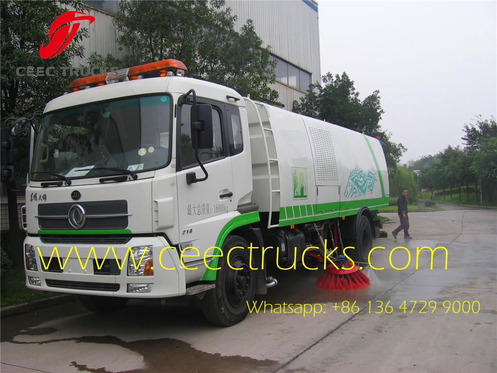 Dongfeng 9000 liters road sweeper trucks low price sale