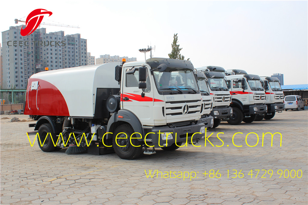 Beiben 8CBM road sweeper trucks supplier