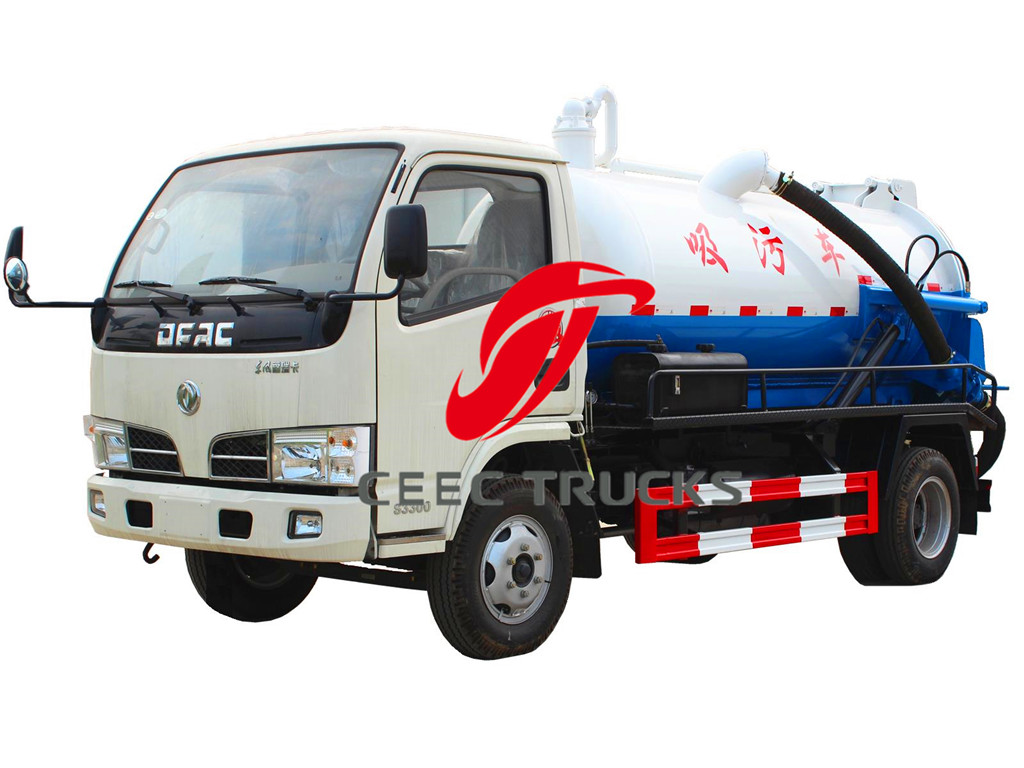 dongfeng mini 3CBM sewage tanker truck