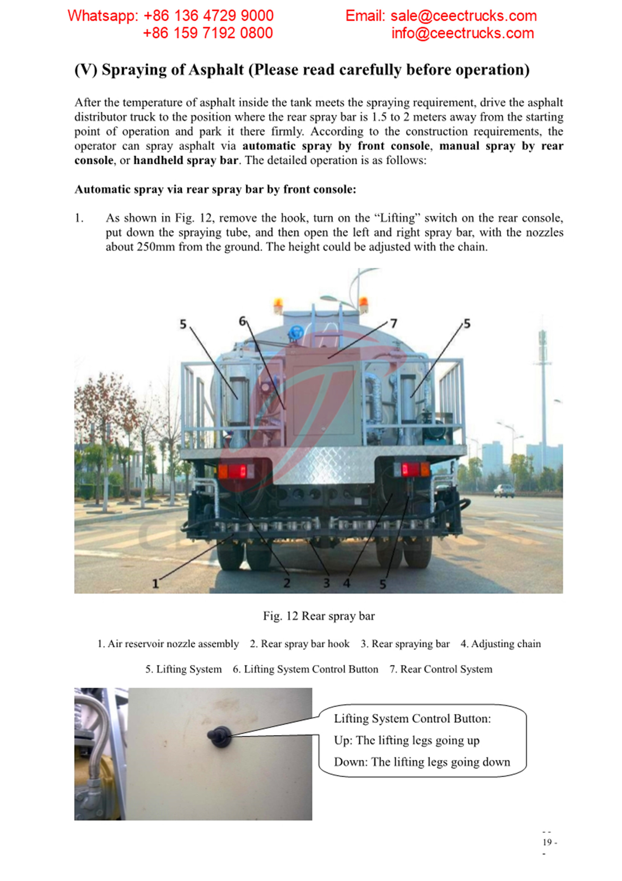 Myanmar customer buy asphalt distribution truck