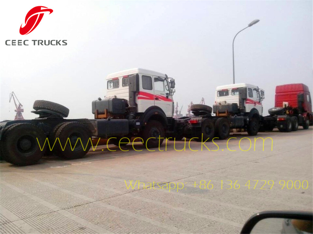 beiben 2638 tractor truck arrived at Shanghai Seaport