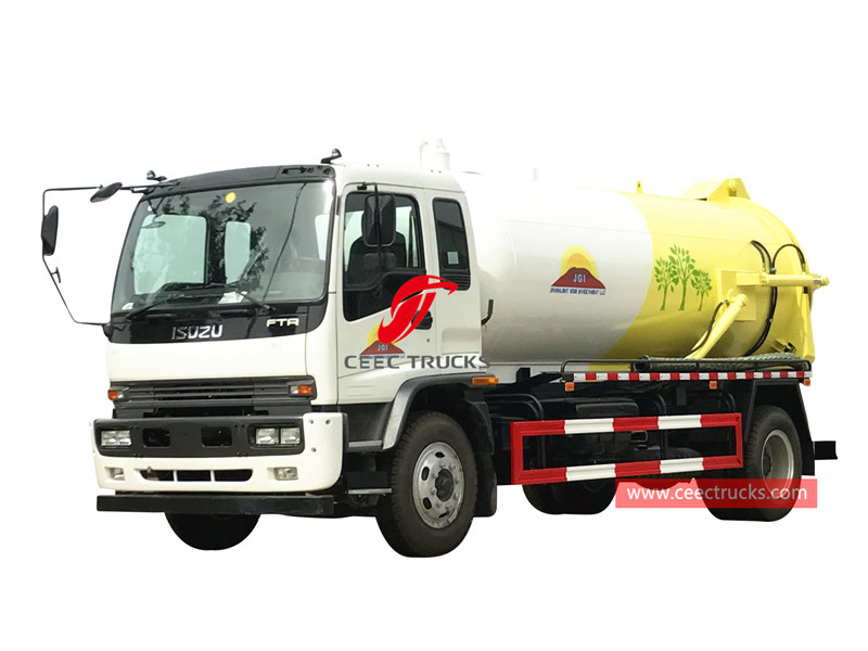 Camion d'aspiration des eaux usées ISUZU FTR