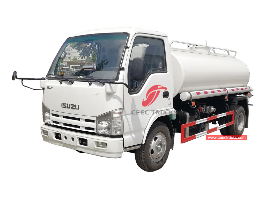 Camion de pulvérisation d'eau ISUZU 5 000 litres