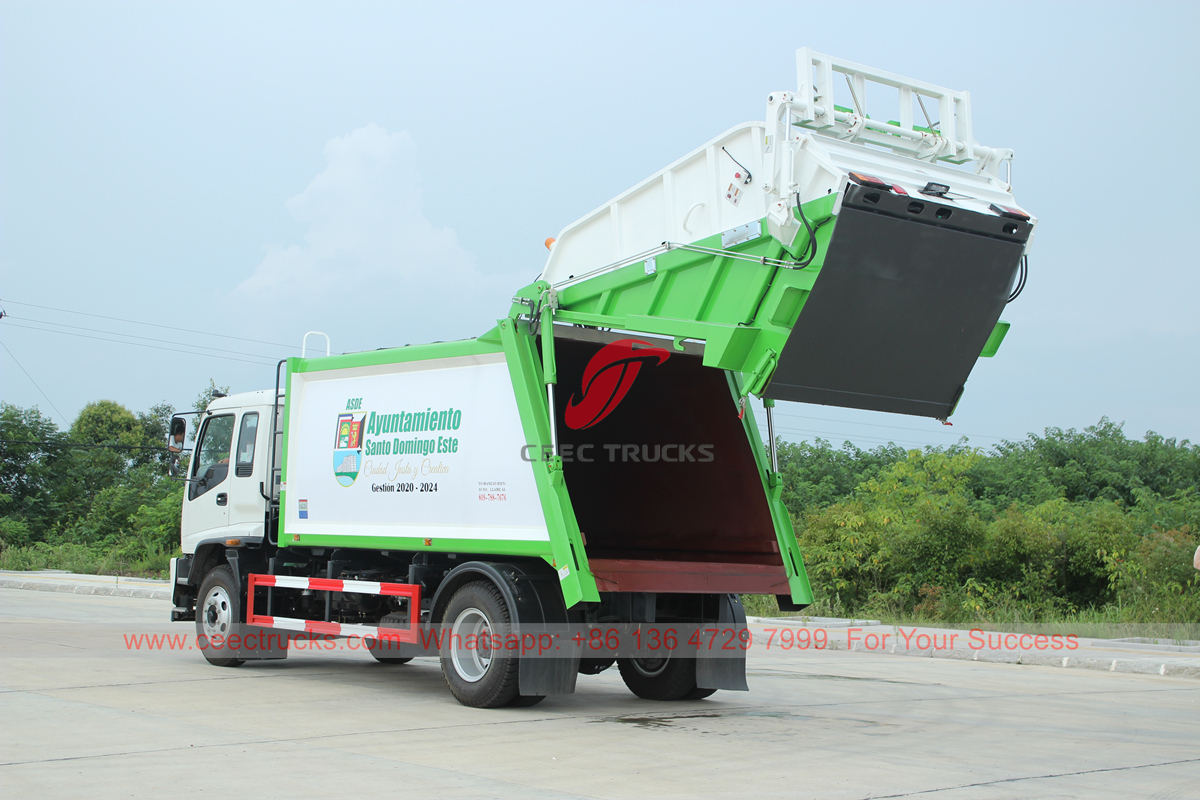 Camion compacteur de déchets ISUZU FTR 14CBM