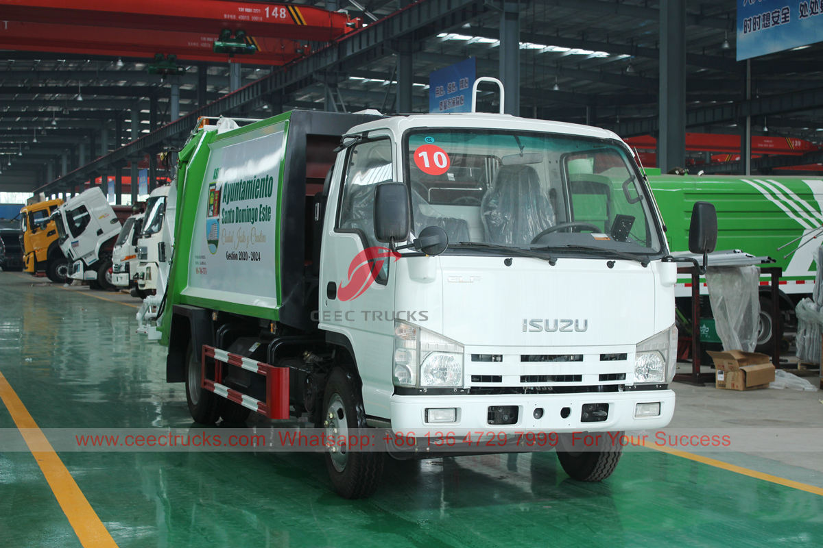 Camion compacteur de déchets ISUZU, vente directe d'usine
