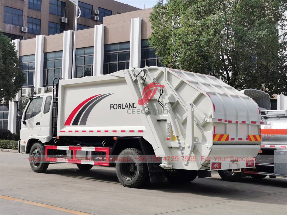 Camions compacteurs de déchets FOTON à prix d'usine pour l'exportation