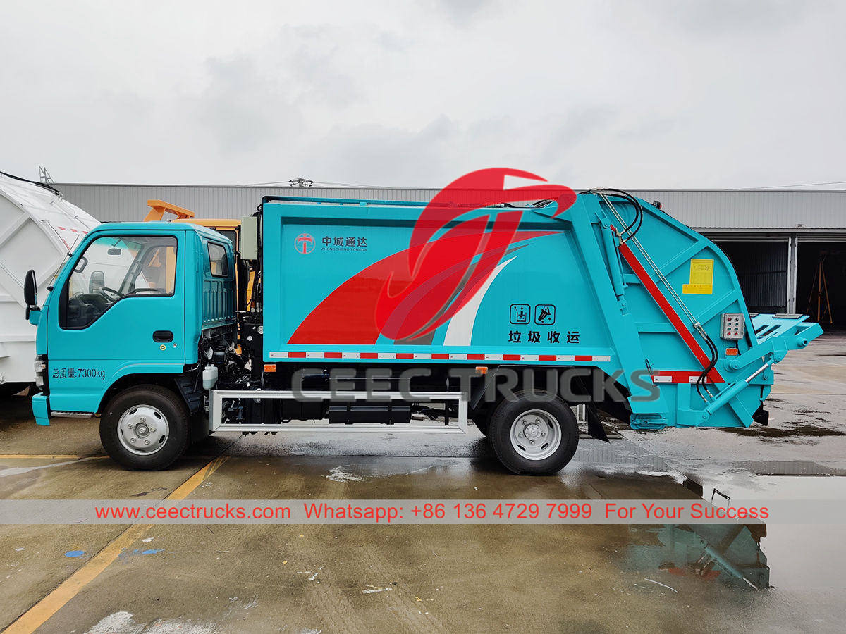 Camion compacteur de déchets ISUZU 6 CBM à vendre