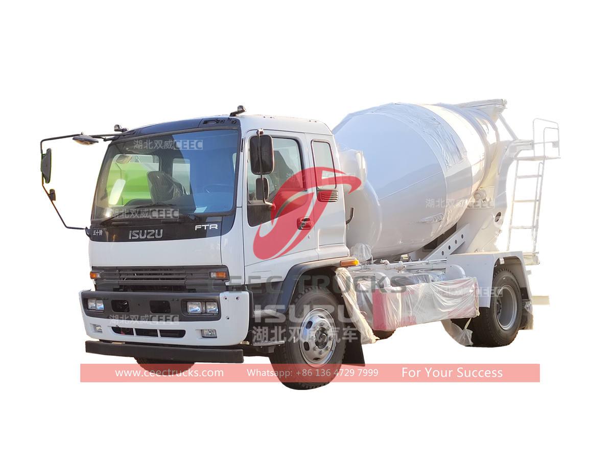 Camion de transport de mélange de béton ISUZU FTR 7CBM à vendre