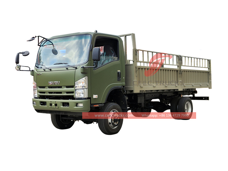Camion cargo militaire ISUZU ELF 4X4