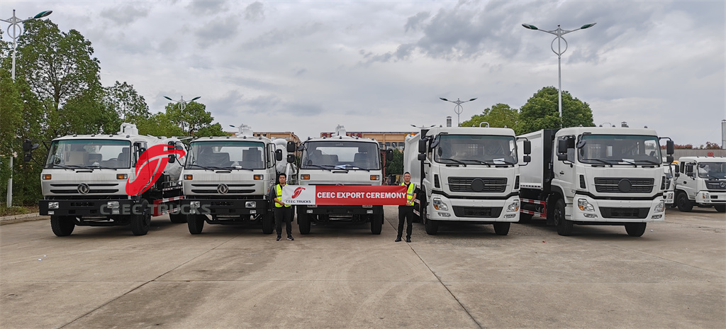 DONGFENG refuse le camion compacteur et le fournisseur de camions d'aspiration des eaux usées sous vide
