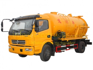  Dongfeng 6000LITERS Vacuir Tanker Tanker Tanker Fournisseur