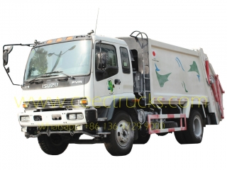 japon technologie 12 cbm compacteur à ordures camion