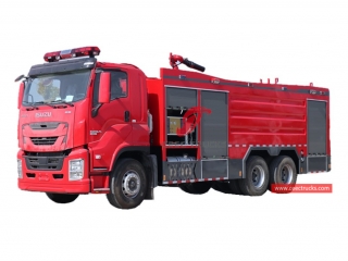 Camion de pompier à poudre sèche de 10000 l-CEEC TRUCKS