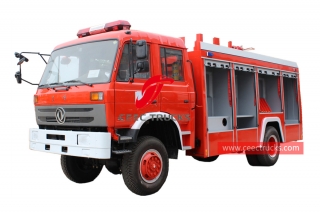  Dongfeng camion de pompiers à traction intégrale