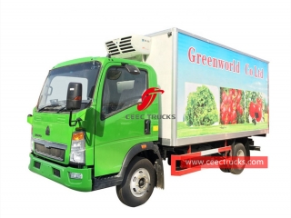 camion frigorifique sinotruk howo 5 tonnes