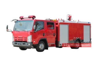 Camion de pompiers en mousse ISUZU