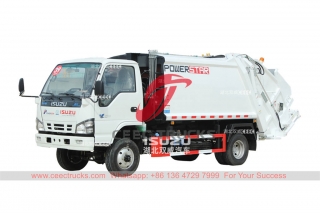 Tout nouveau compacteur de déchets tout-terrain ISUZU 600P 4×4 au meilleur prix
