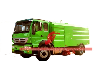 
     camion de balayage de route howo 5 cbm
    