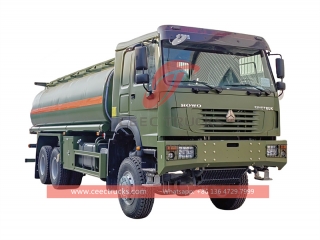 Camion-citerne de livraison de carburant HOWO 6x6 avec vente directe d'usine