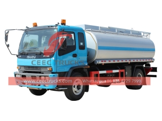 Camion-citerne à carburant mobile Isuzu FTR 12000L fabriqué en Chine