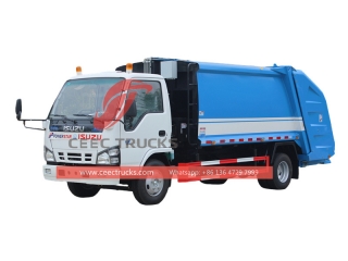 Camion compacteur de déchets ISUZU NKR 6CBM avec vente directe d'usine
