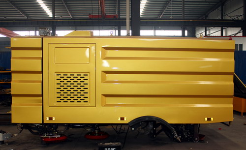 comment produire des kits supérieurs de camion de balayeuse de route de 5 cbm?