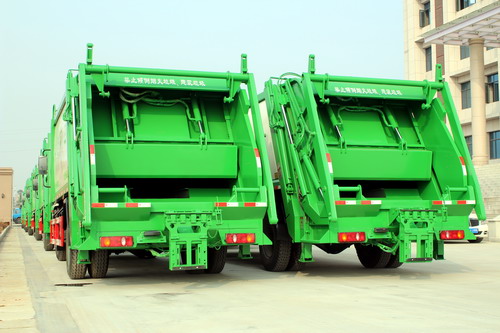 50 unités 12 cbm camion compacteur à ordures pour la province du xinjiang en Chine