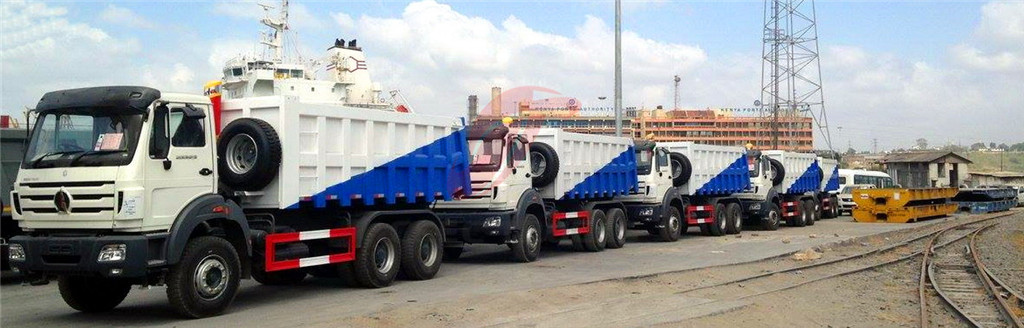 Beiben 2538 Dumper truck export Ethiopia
