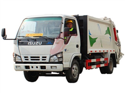 ISUZU 4 CBM garbage compactor truck