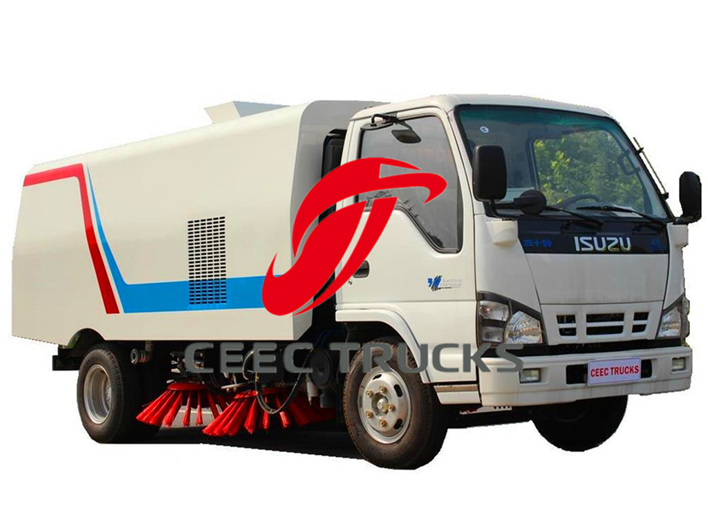 ISUZU 4 CBM road sweeper truck
