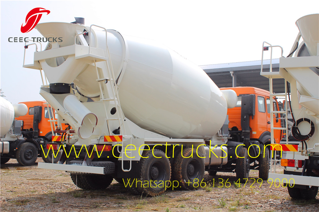 Beiben 14 CBM cement mixer truck for painting