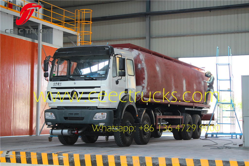 Beiben 40 CBM fuel trucks producing