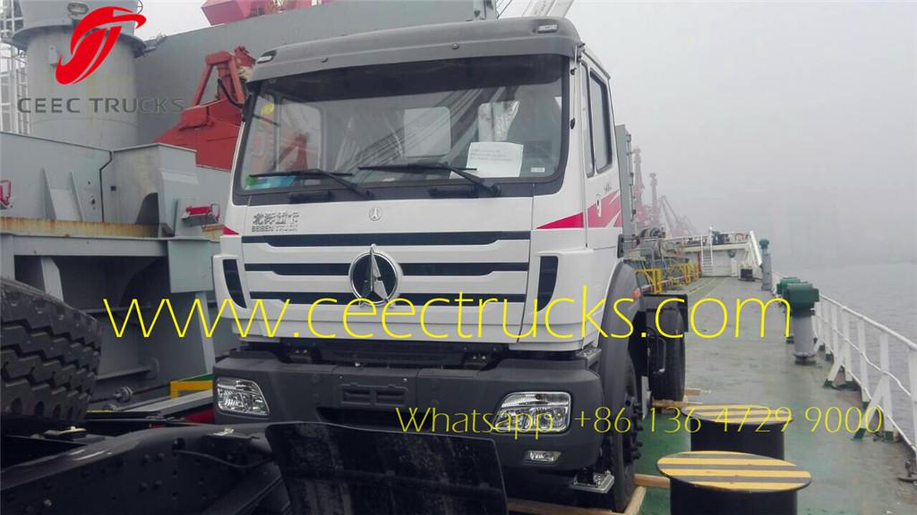 Beiben 4x2 tractor trucks shipping on Shanghai seaport