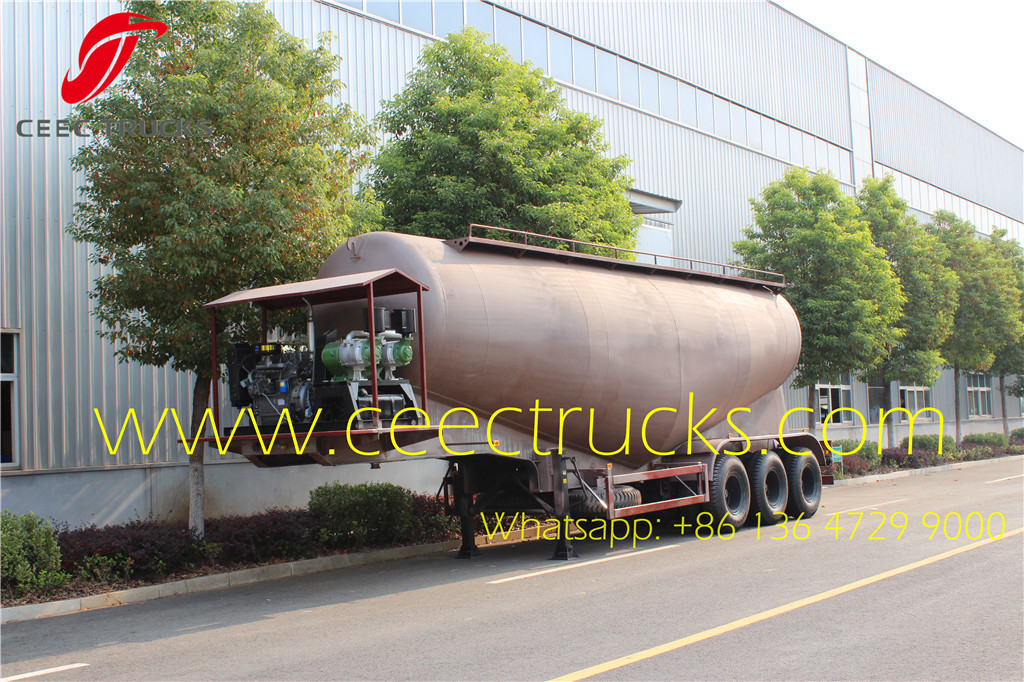 3 axle bulk cement tanker trailer