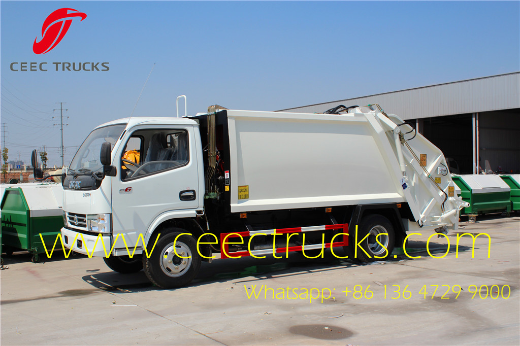 Dongfeng 5000 liters refuse compressed truck