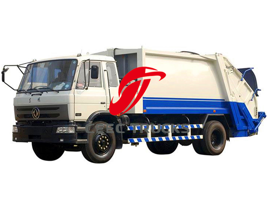 dongfeng 10000 liters garbage compactor trucks