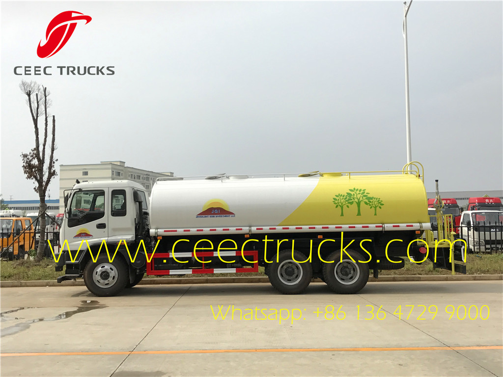 ISUZU 20000liters water lorry truck export Mongolia