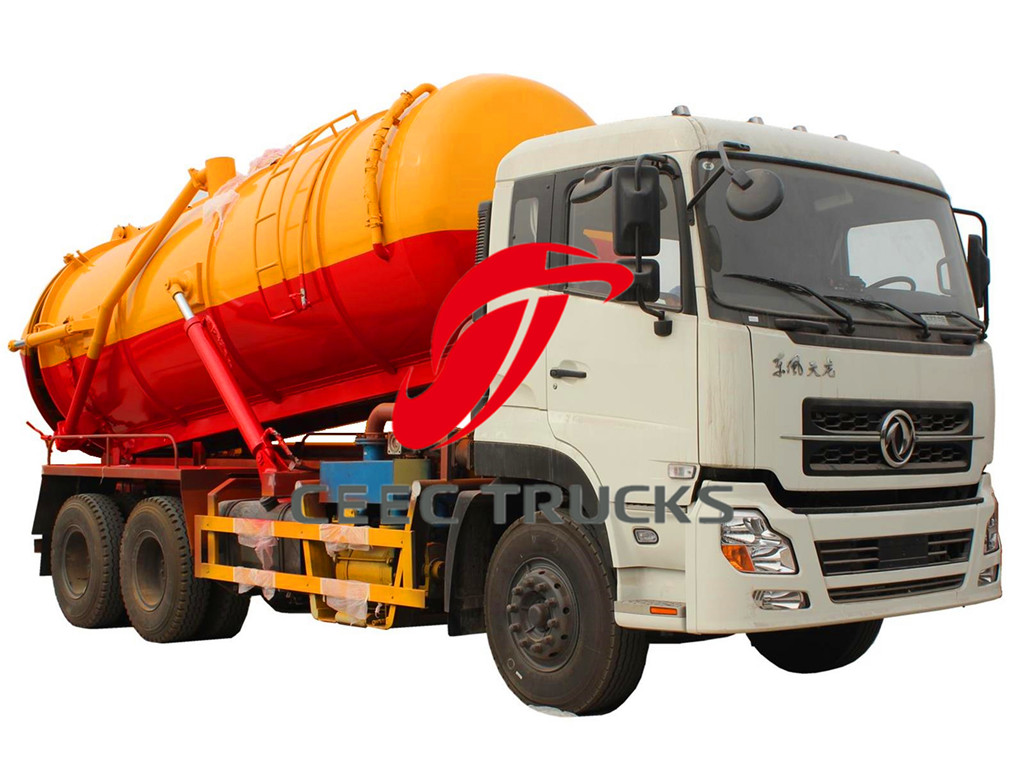 Dongfeng 18000liters vacuum suction tanker truck