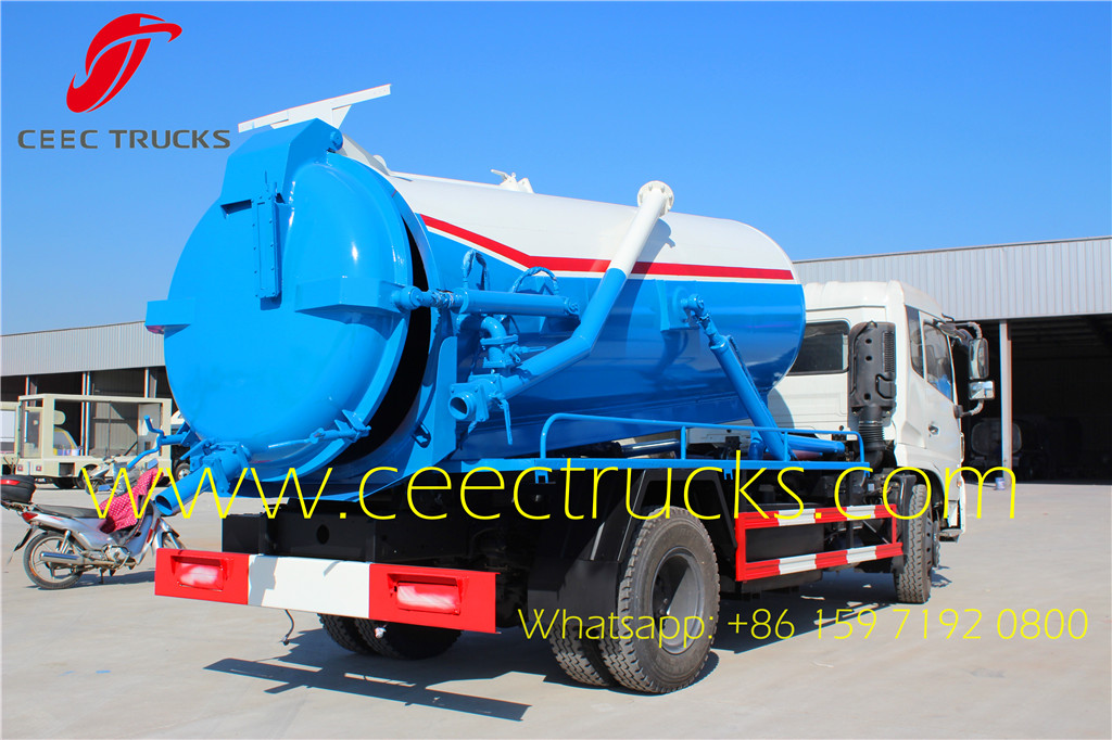 How to choose suitable dongfeng 9000liters cesspool pump truck