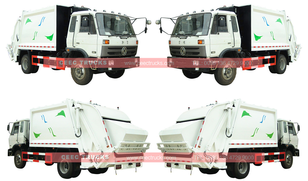 Dongfeng 10cbm refuse compressed truck
