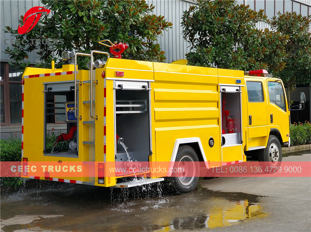 ISUZU Firefighting truck for inspection