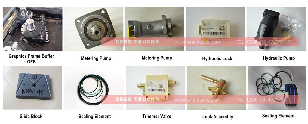 CEEC boom crane trucks spare parts