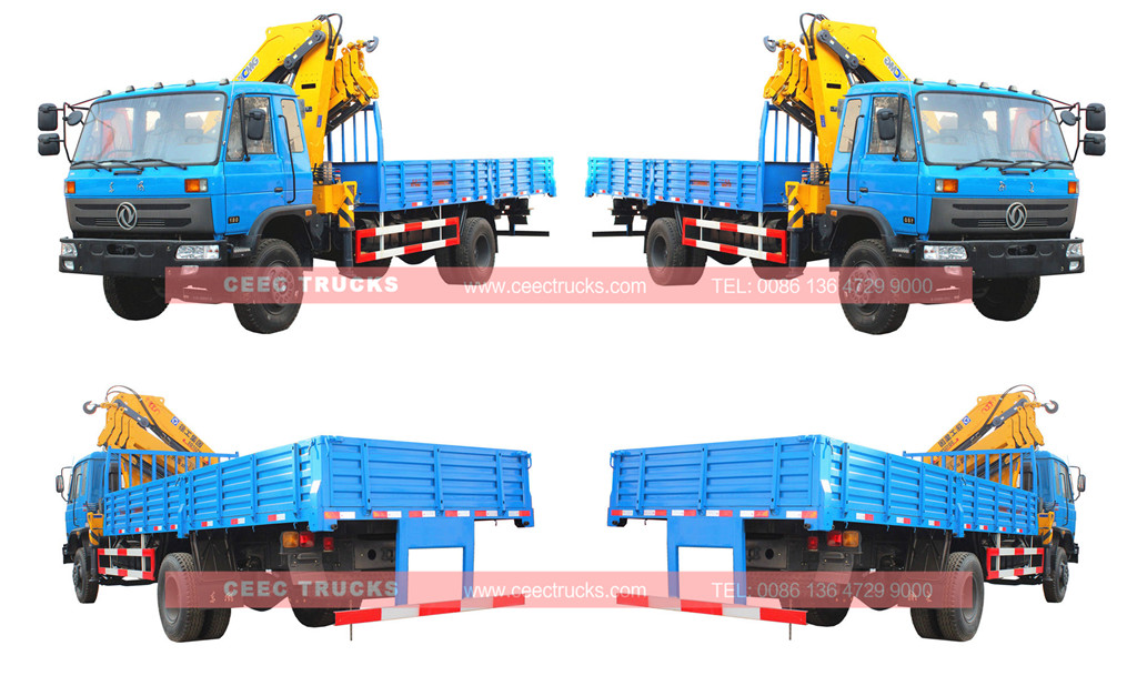 DONGFENG 10Tons knuckle crane boom truck