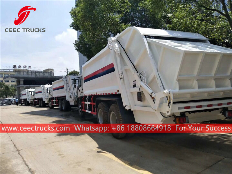 30 units ISUZU rear load refuse trucks were exported to Haiti
