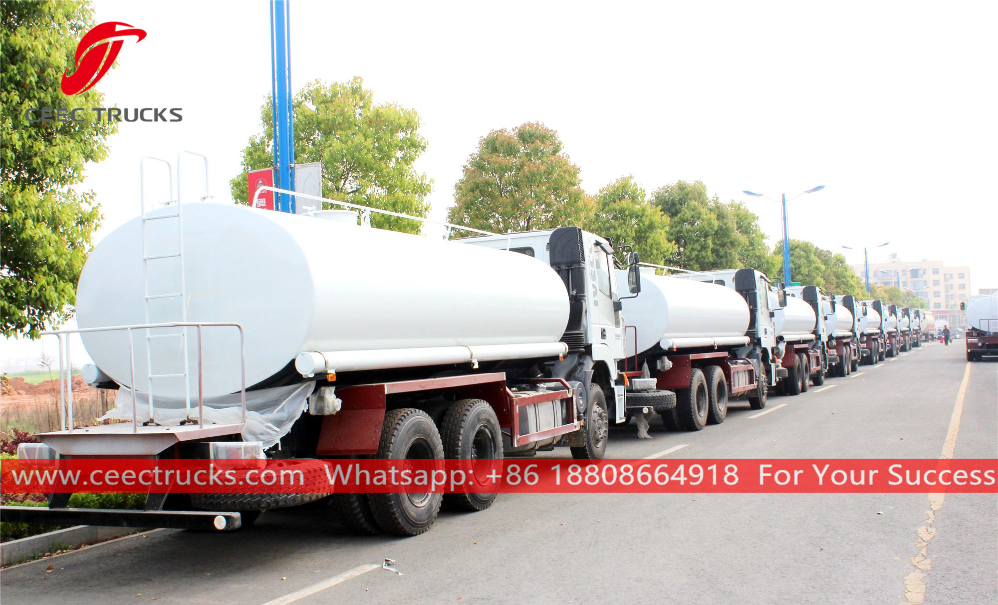 27 units water trucks are ready for delivery