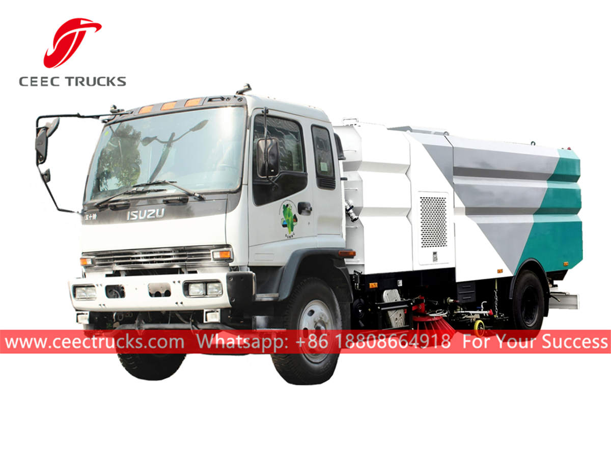 ISUZU street cleaner trucks for sale
